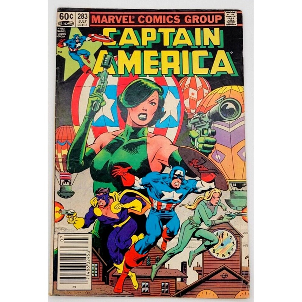 CAPTAIN AMERICA #283 (1983) /FN+/ MARK‎ JEWELER Variant NEWSSTAND NOMAD